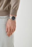 Guess Scope Black Dial Silver Steel Strap Watch for Men - GW0454G1 Authentic Buy Shop Now