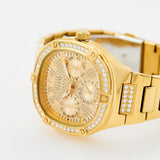 Guess Duchess Quartz Gold Dial Gold Steel Strap Watch For Women - GW0558L2 Authentic Buy Shop Now