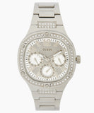 Guess Duchess Quartz Silver Dial Silver Steel Strap Watch For Women - GW0558L1 Authentic Buy Shop Now