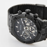 Guess Continental Chronograph Black Dial Black Mesh Strap Watch For Men - GW0582G3 Authentic Buy Shop Now