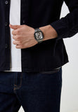 Fossil Inscription Multifunction Silver Dial Grey Steel Strap Watch for Men - BQ2657 Authentic Buy Shop Now
