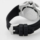 Philipp Plein Octagon Silver Dial Black Silicone Strap Watch for Men - PWTBA0123 Authentic Buy Shop Now