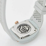 Philipp Plein The Skeleton White Dial White Silicone Strap Watch for Men - PWVBA0123 Authentic Buy Shop Now