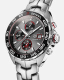 Tag Heuer Formula 1 Chronograph Senna Grey Dial Silver Steel Strap Watch for Men - CAZ201D.BA0633 Authentic Buy Shop Now