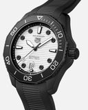 Tag Heuer Aquaracer Professional 300 Automatic White Dial Black Rubber Strap Watch for Men - WBP201D.FT6197 Authentic Buy Shop Now