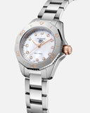 Tag Heuer Aquaracer Professional 200 Quartz Diamonds White Dial Silver Steel Strap Watch for Women - WBP1450.BA0622 Authentic Buy Shop Now