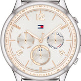 Tommy Hilfiger Harper Chronograph White Dial Silver Steel Strap Watch For Women - 1782222 Authentic Buy Shop Now