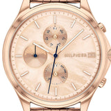 Tommy Hilfiger Whitney Chronograph Quartz Rose Gold Dial Rose Gold Steel Strap Watch For Women - 1782120 Authentic Buy Shop Now