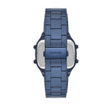 Fossil Retro Analog-Digital Black Dial Blue Steel Strap Watch for Men - FS5896 Authentic Buy Shop Now
