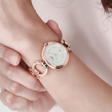 Tissot T Lady Flamingo Mother of Pearl Dial Rose Gold Steel Strap Watch for Women - T094.210.33.116.01 Authentic Buy Shop Now