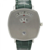 Gucci Grip Quartz Silver Dial Green Leather Strap Watch For Women - YA157404 Authentic Buy Shop Now