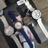 Guess Overdrive Black Dial Black Rubber Strap Watch for Women - W0149L4 Authentic Buy Shop Now