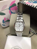 Fossil Wallace Designer Silver Dial Silver Steel Strap Watch for Women - ES3057 Authentic Buy Shop Now