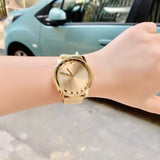 Movado Bold Diamonds Gold Dial Gold Mesh Bracelet Watch For Men - 3600460 Authentic Buy Shop Now
