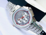 Maserati Royale Chronograph Grey Dial Silver Steel Strap Watch For Men - R8873637003 Authentic Buy Shop Now