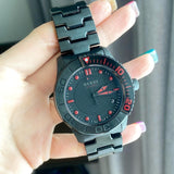 Gucci G Timeless Sport Black Dial Black Steel Strap Watch For Men - YA126230 Authentic Buy Shop Now
