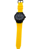 Salvatore Ferragamo F-80 Classic Black Dial Yellow Rubber Strap Watch for Men - SFHY01522 Authentic Buy Shop Now