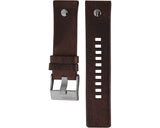 Diesel Little Daddy SBA Small Sized Grey Dial Brown Leather Strap Watch For Men - DZ7258 Authentic Buy Shop Now