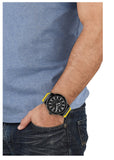 Salvatore Ferragamo F-80 Classic Black Dial Yellow Rubber Strap Watch for Men - SFHY01522 Authentic Buy Shop Now