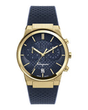 Salvatore Ferragamo Sapphire Chrono Blue Dial Blue Silicone Strap Watch for Men - SFME00221 Authentic Buy Shop Now