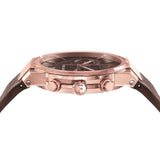Salvatore Ferragamo Sapphire Chrono Brown Dial Brown Rubber Strap Watch for Men - SFME01023 Authentic Buy Shop Now