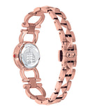 Emporio Armani Retro Quartz Silver Dial Rose Gold Steel Strap Watch For Women - AR1776 Authentic Buy Shop Now