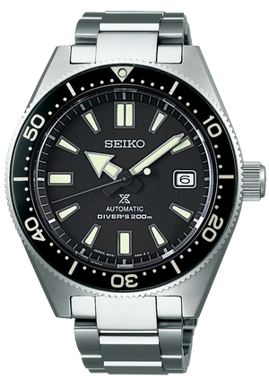 Seiko Prospex Automatic Diver Black Dial Silver Steel Strap Watch For Men - SPB051J1 Authentic Buy Shop Now