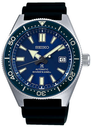 Seiko Prospex Analogue Automatic Diver Blue Dial Black Rubber Strap Watch For Men - SPB053J1 Authentic Buy Shop Now