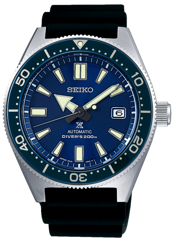 Seiko Prospex Analogue Automatic Diver Blue Dial Black Rubber Strap Watch For Men - SPB053J1 Authentic Buy Shop Now