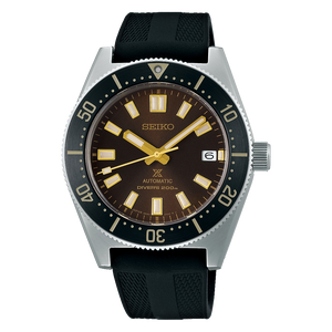 Seiko Prospex 1965 Diver's Modern Re-Interpretation Automatic Brown Dial Black Rubber Strap Watch For Men - SPB147J1 Authentic Buy Shop Now