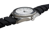 Seiko Shogun Prospex Titanium Divers Automatic White Dial Black Rubber Strap Watch For Men - SPB191J1 Authentic Buy Shop Now