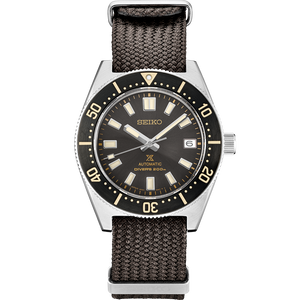 Seiko Prospex 1965 Diver’s Re-Interpretation Automatic Black Dial Brown NATO Strap Watch For Men - SPB239J1 Authentic Buy Shop Now
