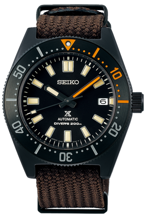 Seiko Prospex Black Series 1965 Limited Edition Black Dial Brown NATO Strap Watch For Men - SPB253J1 Authentic Buy Shop Now