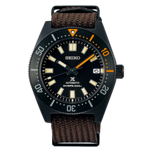 Seiko Prospex Black Series 1965 Limited Edition Black Dial Brown NATO Strap Watch For Men - SPB253J1 Authentic Buy Shop Now