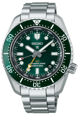 Seiko Prospex 140th Anniversary Limited Divers Green Dial Silver Steel Strap Watch For Men - SPB207J1 Authentic Buy Shop Now