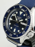 Seiko 5 Sports Automatic SKX Blue Dial Blue NATO Strap Watch For Men - SRPD51K2 Authentic Buy Shop Now