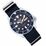 Seiko 5 Sports Automatic SKX Blue Dial Blue NATO Strap Watch For Men - SRPD51K2 Authentic Buy Shop Now