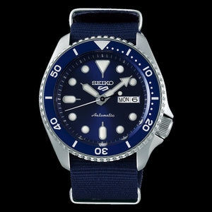 Seiko 5 Sports Automatic SKX Blue Dial Blue NATO Strap Watch For Men - SRPD51K2 Authentic Buy Shop Now