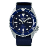 Seiko 5 Sports Automatic SKX Blue Dial Blue NATO Strap Watch For Men - SRPD51K2 Authentic Buy Shop Now