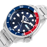 Seiko 5 Sports Automatic Blue Dial Silver Steel Strap Watch For Men - SRPD53K1 Authentic Buy Shop Now