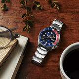 Seiko 5 Sports Automatic Blue Dial Silver Steel Strap Watch For Men - SRPD53K1 Authentic Buy Shop Now
