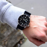Seiko 5 Sports SKX Automatic Black Dial Black NATO Strap Watch For Men - SRPD55K3 Authentic Buy Shop Now