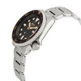 Seiko 5 Sports Automatic Black Dial Silver Steel Strap Watch For Men - SRPD57K1 Authentic Buy Shop Now