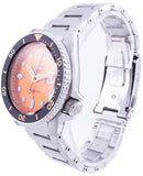 Seiko 5 Sports Automatic Orange Dial Silver Steel Strap Watch For Men - SRPD59K1 Authentic Buy Shop Now