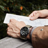 Seiko 5 Sport Automatic Black Dial Green Nylon Strap Watch For Men - SRPD65K4 Authentic Buy Shop Now