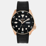 Seiko 5 Sport SKX Automatic Black Dial Black Silicone Strap Watch For Men - SRPD76K1 Authentic Buy Shop Now