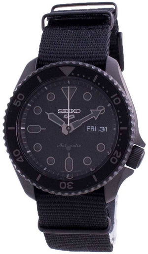 Seiko 5 Sports Automatic Black Dial Black NATO Strap Watch For Men - SRPD79K1 Authentic Buy Shop Now