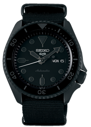 Seiko 5 Sports Automatic Black Dial Black NATO Strap Watch For Men - SRPD79K1 Authentic Buy Shop Now