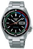 Seiko 5 Sports SKX Series Regatta Timer Retro Blue Dial Silver Steel Strap Watch For Men - SRPK13K1 Authentic Buy Shop Now