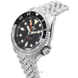 Seiko 5 Sports Automatic GMT Black Dial Silver Steel Strap Watch For Men - SSK001K1 Authentic Buy Shop Now